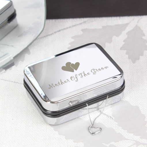 Mother Of Groom Heart Necklace Box