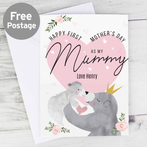 Personalised 1st Mother's Day Mama Bear Card - Image 6