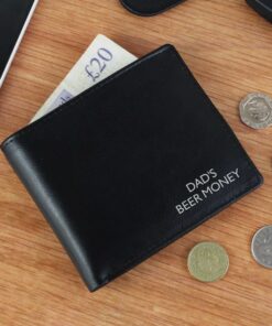 Personalised Message Leather Wallet