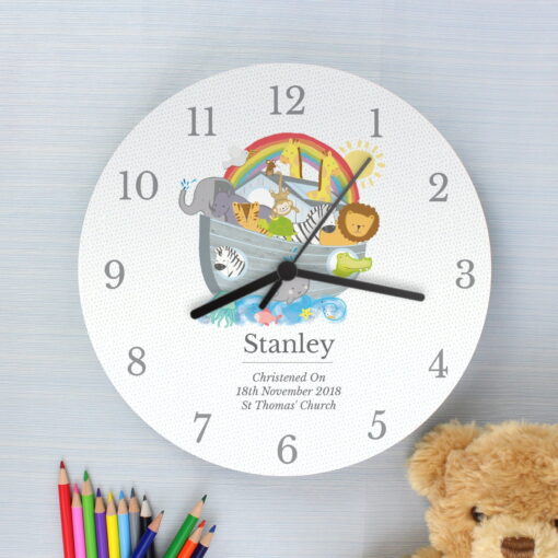 Personalised Noah's Ark Clock - Image 6