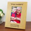 Personalised Oak Finish 4x6 Great Grandchild Photo Frame